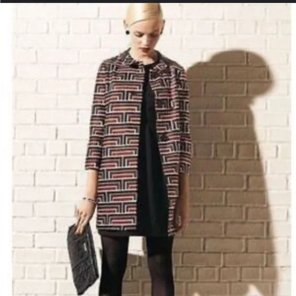 Kate Spade X Florence Broadhurst Fashion Collaboration Silk Coat - Picture 3 of 5